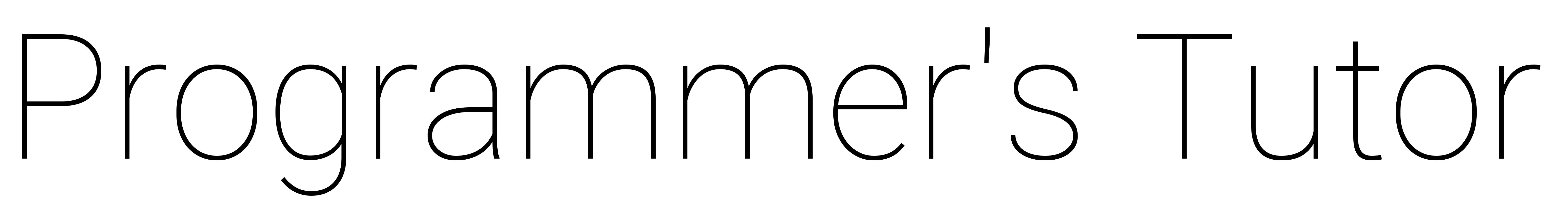 Programmer's Tutor Logo
